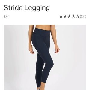 Vuori Stride Leggings - Ink color